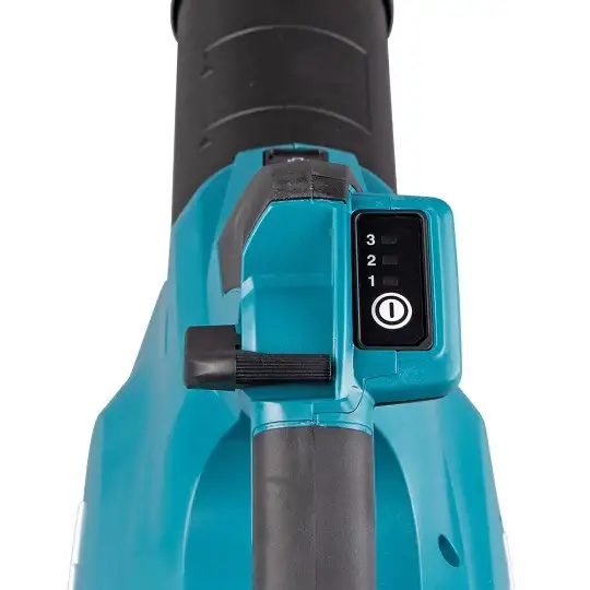 dmuchawa akumulatorowa 36V-40V max XGT, Makita [UB003CZ] zasilana z PDC1200 / PDC1500