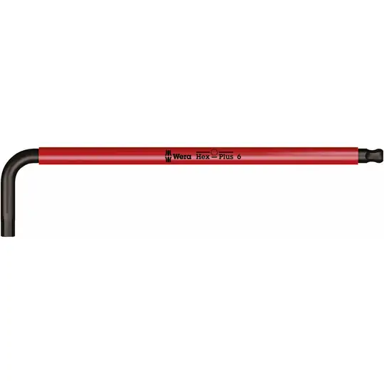 klucz trzpieniowy do śrub imbusowych, 6.0mm, z kulką, 950 SPKL Multicolour, Wera [05022612001]