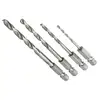 komplet 4 szt. wierteł HSS Super do metalu 1/4", ATM 4, ALPEN [0000110804100]