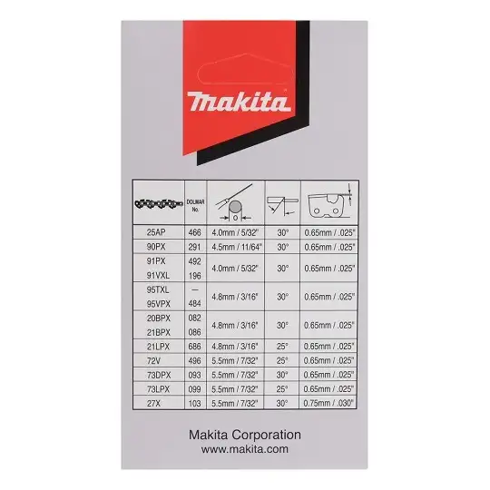 łańcuch do piły łańcuchowej 38cm/1,3mm/0,325", Makita [191H23-8]