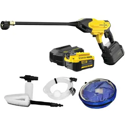 myjka ciśnieniowa akumulatorowa 18V, FATMAX V20, Stanley [SFMCPC93M1-QW] 4,0Ah