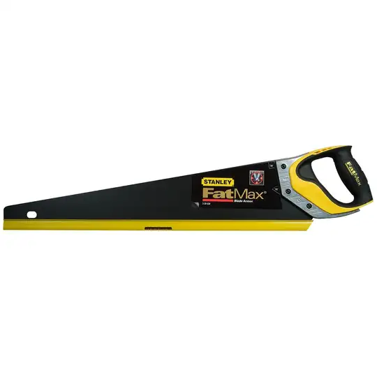 piła ręczna płatnica 500mm, APPLIFLON, 7 zębów/cal, FATMAX JetCut, Stanley [2-20-529] do szybkiego cięcia drewna (1)