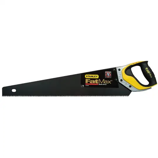 piła ręczna płatnica 500mm, APPLIFLON, 7 zębów/cal, FATMAX JetCut, Stanley [2-20-529] do szybkiego cięcia drewna (1)