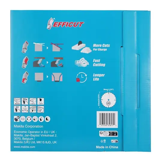 piła tarczowa do cięcia drewna 415/30/2,3mm, 35 zębów, EFFICUT, Makita [E-24848]