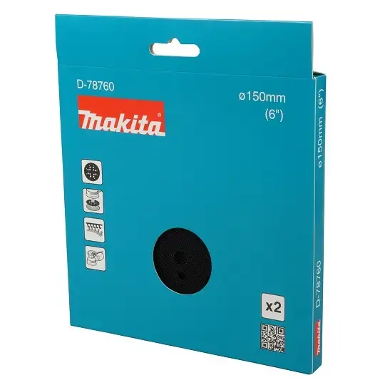 podkładka siatki szlifierskiej 150mm, Makita [D-78760] 2szt.