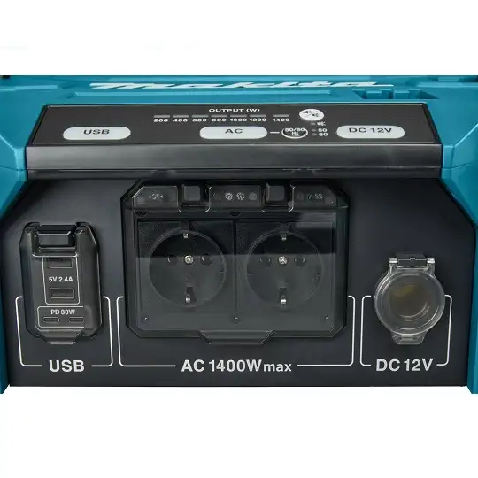 przetwornica DC/AC, 1,4kW, Makita [BAC01] kompatybilna z jednostkami zasilającymi PDC
