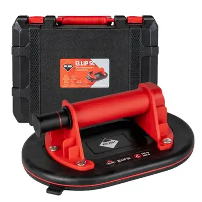 przyssawka eliptyczna z pompką, 140kg, ELLIP SC, Rubi [67900]