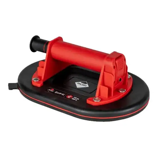 przyssawka eliptyczna z pompką, 140kg, ELLIP SC, Rubi [67900]