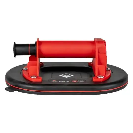 przyssawka eliptyczna z pompką, 140kg, ELLIP SC, Rubi [67900]