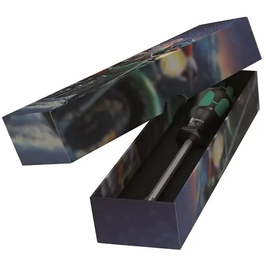 rękojeść wkrętakowa z magazynkiem na 6 bitów 1/4", Kraftform Kompakt 27 Set 1 Christmas 2025, WERA [05135821001] w świątecznym opakowaniu, na prezent
