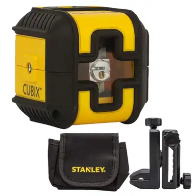 samopoziomujący laser krzyżowy z wiązką czerwoną do 12m, CUBIX, Stanley [STHT77498-1]