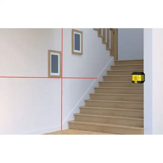 samopoziomujący laser krzyżowy z wiązką czerwoną do 12m, CUBIX, Stanley [STHT77498-1]