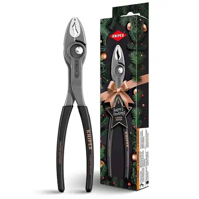 szczypce chwytające 4-22mm, TwinGrip, Knipex [82 01 200 S02] wersja limitowana w opakowaniu świątecznym