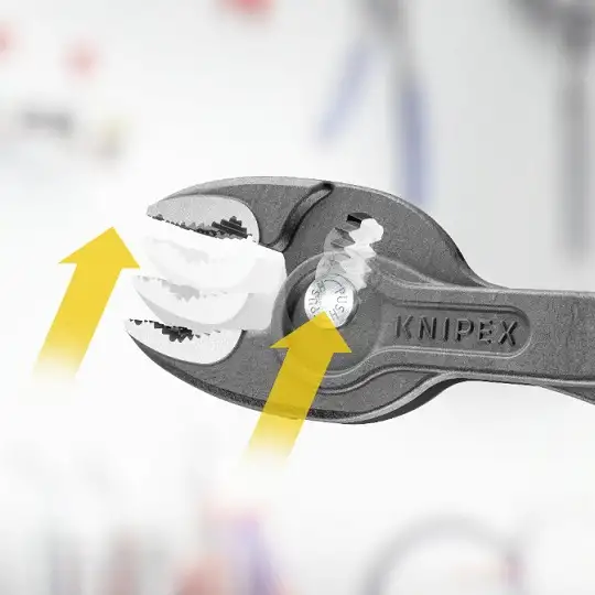szczypce chwytające od czoła i z boku 3-16mm, TwinGrip, Knipex [82 02 150] rękojeści dwukomponentowe