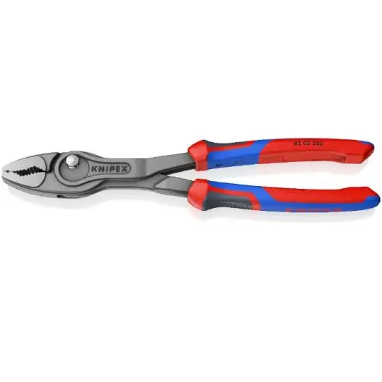 szczypce chwytające od czoła i z boku 5-27mm, TwinGrip, Knipex [82 02 250] rękojeści dwukomponentowe