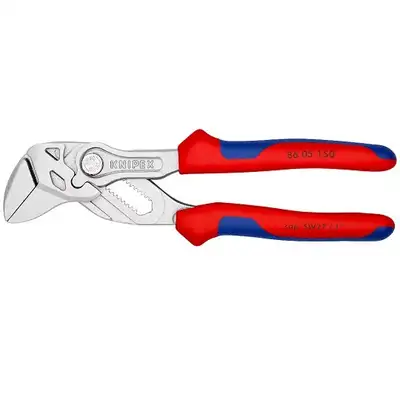 szczypce nastawne/klucz 150mm KNIPEX [86 05 150] dwukomponentowe rękojeści