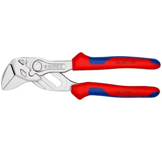szczypce nastawne/klucz 150mm KNIPEX [86 05 150] dwukomponentowe rękojeści