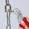 szczypce nastawne/klucz 180mm KNIPEX [86 05 180 T] dwukomponentowe rękojeści z zaczepem do asekuracji