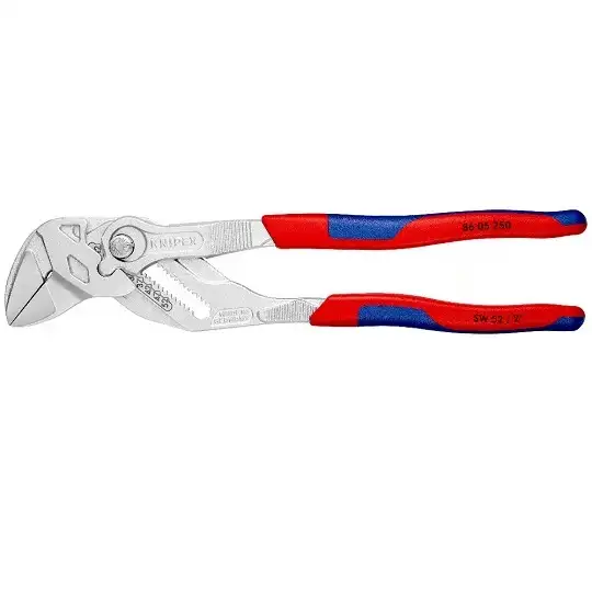szczypce nastawne/klucz 250mm KNIPEX [86 05 250] dwukomponentowe rękojeści