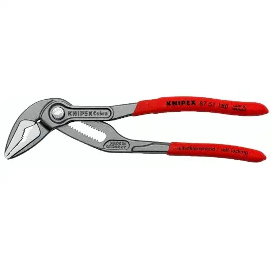 szczypce z wydłużoną szczęką Cobra ES, 180mm, KNIPEX [87 51 180]