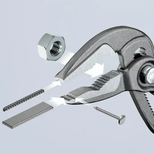 szczypce z wydłużoną szczęką Cobra ES, 180mm, KNIPEX [87 51 180]