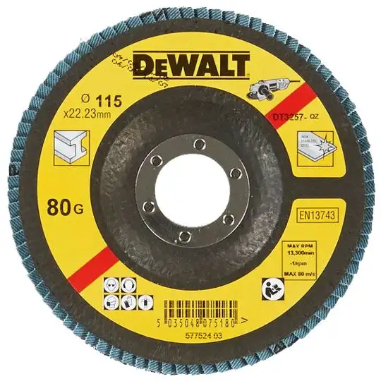tarcza listkowa wygięta, 115/22,23mm, G80, DeWALT [DT3257-QZ]