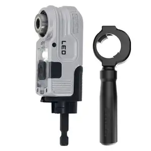 udarowa głowica kątowa 90° z oświetleniem LED, 1/4" , DeWalt [DTLRA-QZ]