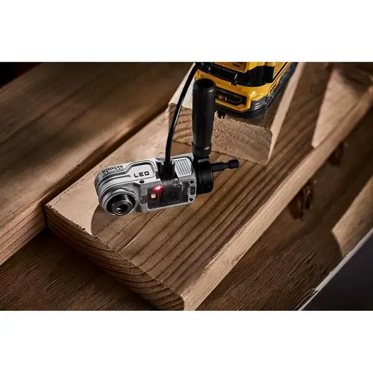 udarowa głowica kątowa 90° z oświetleniem LED, 1/4" , DeWalt [DTLRA-QZ]