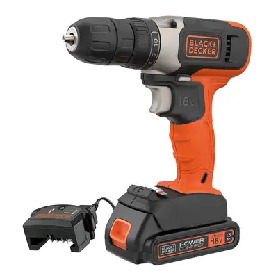 wiertarko-wkrętarka akumulatorowa, 37Nm, 18V, Black+Decker [BCD001C1-QW]