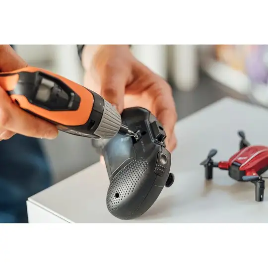 wkrętak akumulatorowy 3,6V z 10 końcówkami 1/4", Black+Decker [BCF611CK-QW] 1,5Ah