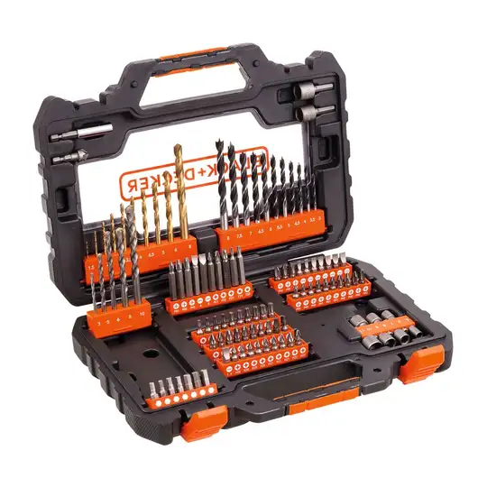 zestaw 104 szt. wierteł, końcówek i nasadek 1/4'' BLACK+DECKER [A7230-XJ]