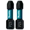 zestaw 2 szt. końcówek udarowych Pozidriv PZ3/25mm, IMPACT BLACK MAKITA [B-63650]