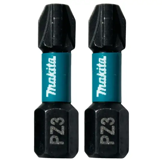 zestaw 2 szt. końcówek udarowych Pozidriv PZ3/25mm, IMPACT BLACK MAKITA [B-63650]
