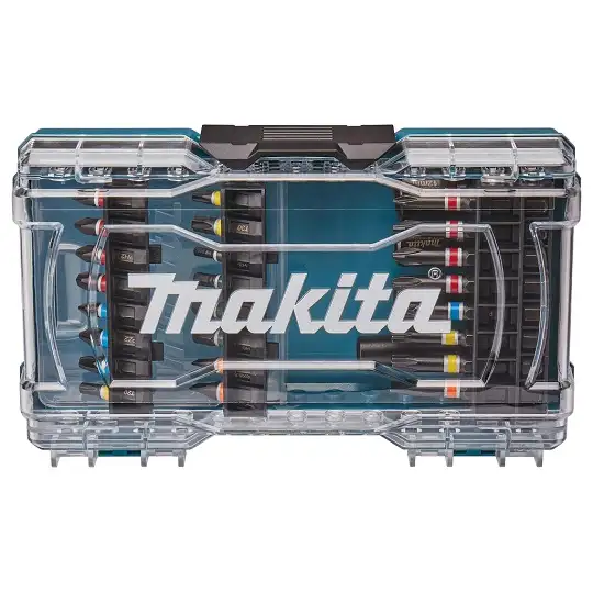 zestaw 28 szt. udarowych końcówek wkrętakowych i nasadowych 1/4", Makita [E-07048]