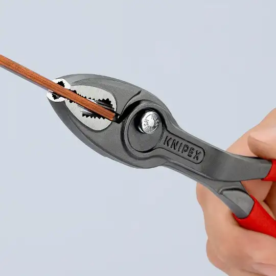 zestaw 3 szt. szczypiec chwytających czołowych TwinGrip, Knipex [00 19 61 V01]