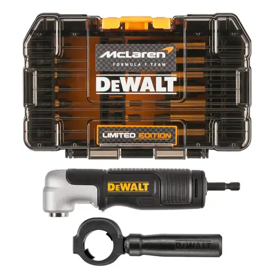 zestaw 33 szt. końcówek udarowych 1/4" z głowicą kątową, FLEXTORQ, SMALL TOUGH CASE, MCLAREN, DeWALT [DT70782-QZ]