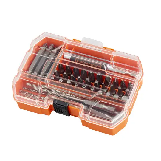 zestaw 45 szt. wierteł i końcówek 1/4'' BLACK+DECKER [A7234-XJ]
