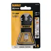 zestaw 5 szt. brzeszczotów BiM z 3 krawędziami tnącymi do narzędzi wielofunkcyjnych, 54x38,6mm, EXTREME, DeWalt [DT20775-QZ]