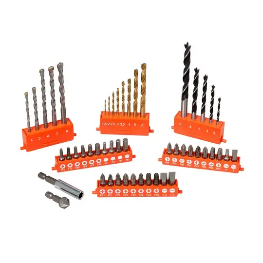 zestaw 50 szt. wierteł i końcówek 1/4'' BLACK+DECKER [A7232-XJ]