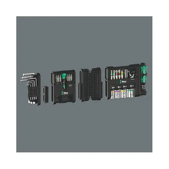 zestaw 50szt kluczy, końcówek i nasadek 1/4'' Tool-Check Modular Set 1 WERA [05049020001]