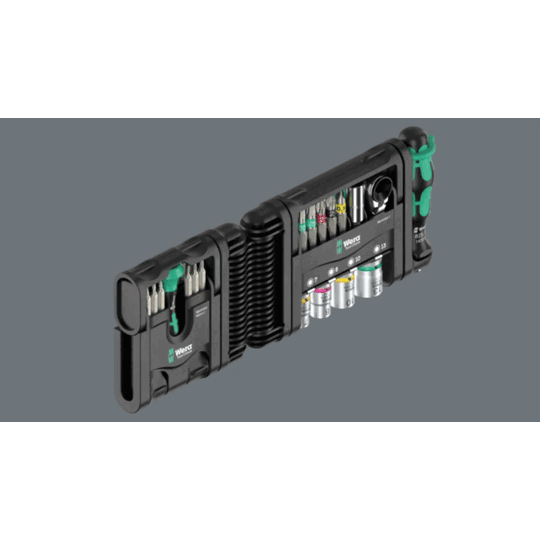 zestaw 50szt kluczy, końcówek i nasadek 1/4'' Tool-Check Modular Set 1 WERA [05049020001]