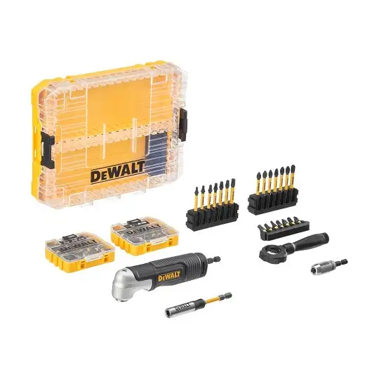 zestaw 80 szt. końcówek udarowych 1/4" z głowicą kątową, EXTREME FLEXTORQ, DeWALT [DT70775-QZ]