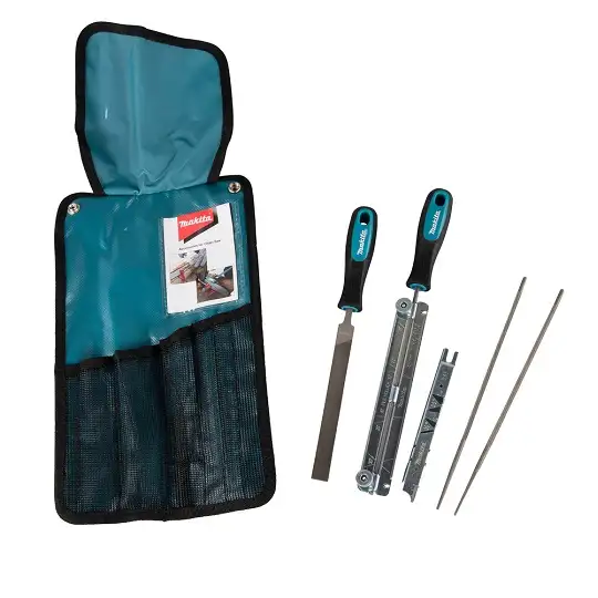zestaw do ostrzenia łańcuchów pił łańcuchowych 4,5mm, 3/8" Makita [D-72160]