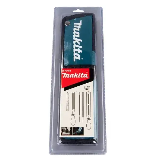 zestaw do ostrzenia łańcuchów pił łańcuchowych 5,5mm, 3/8" Makita [D-72198]