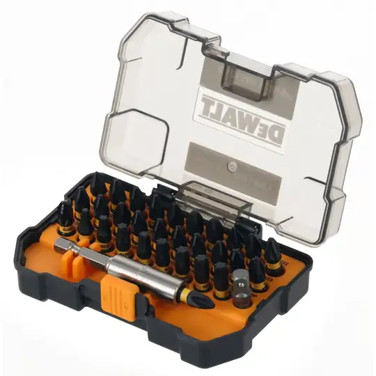 zestaw końcówek udarowych 1/4", 32 szt, FLEXTORQ, MCLAREN, DeWALT [DT70901T-QZ]