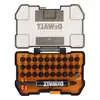 zestaw końcówek udarowych 1/4", z udarowym uchwytem, 32 szt, FLEXTORQ, MCLAREN, DEWALT [DT70900T-QZ]