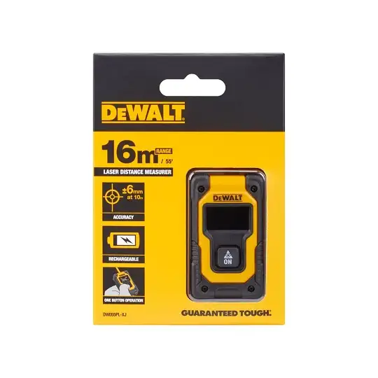 zestaw: laser krzyżowy zielony 20m + dalmierz 16m, DeWalt [DW088CG-DW055PL]