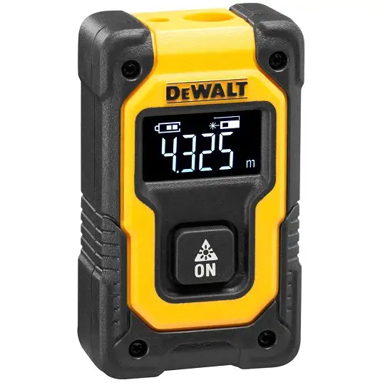 zestaw: laser krzyżowy zielony 45m, 10,8V/1,7Ah, USB + dalmierz, DeWalt [DCLE14201GB-DW055PL]