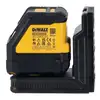 zestaw: laser krzyżowy zielony 45m, 10,8V/1,7Ah, USB + dalmierz, DeWalt [DCLE14201GB-DW055PL]
