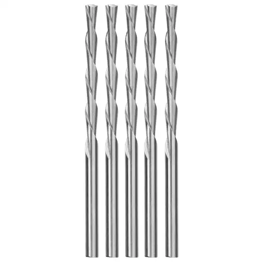 5 szt. frezów, do płyt G-K, drewna, plastiku, aluminium, promień freza 3.2 mm, DEWALT [DT6621-QZ]